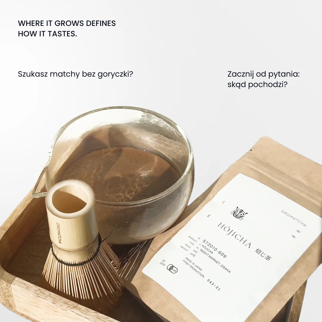 05 Hojicha – prażona zielona herbata w proszku – zdjęcie 3