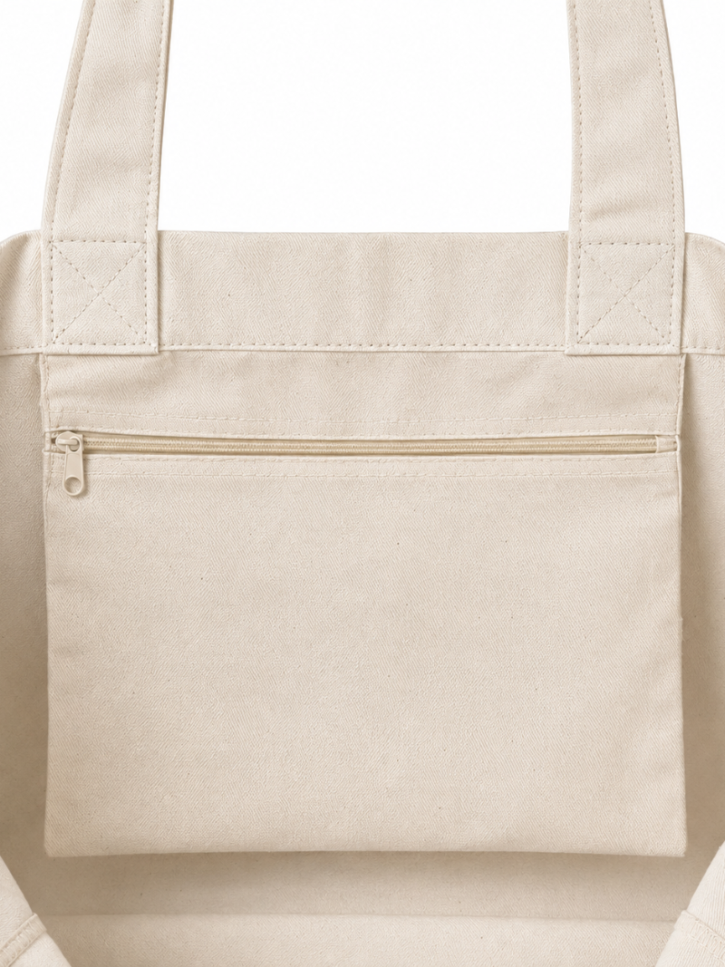 OROMATCHA Tote Bag, bawełniana torba z logo – zdjęcie 4